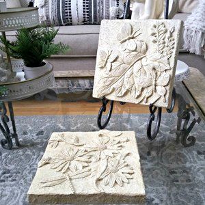Floral Relief Wall Art Decor